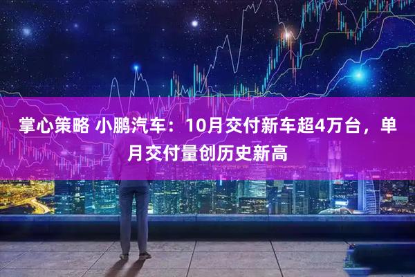 掌心策略 小鹏汽车：10月交付新车超4万台，单月交付量创历史新高